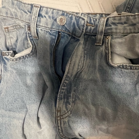 H&M 90s Straight Blue Women's Jeans - Picture 3 of 5